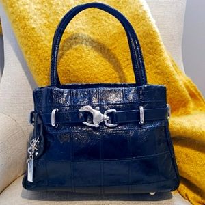 Lanzetti Genuine Leather Patent Purse